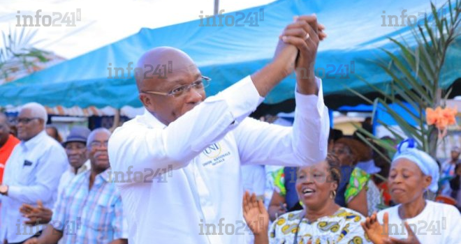 Tournée interprovinciale&nbsp;: Paul-Marie Gondjout, président de l’UNI, à Mitzic