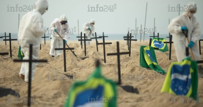 Coronavirus&nbsp;: le Brésil passe le cap des 100 000 personnes tuées par la Covid-19