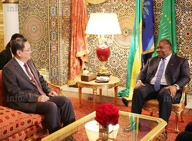 Gabon/Chine&nbsp;: Yu Zhengsheng reçu en audience par Ali Bongo à Libreville 