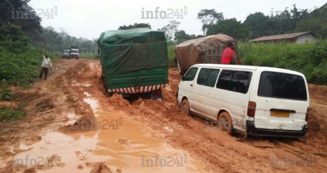 Bourbier de l’axe Ovan-Makokou&nbsp;: l’enfer routier des riverains perdure déjà depuis 7 ans&nbsp;!
