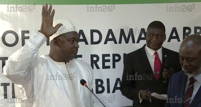 Gambie&nbsp;: Adama Barrow président élu, a prêté serment à Dakar