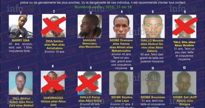 Burkina Faso&nbsp;: récompenses offertes pour l’arrestation de 20 terroristes dangereux