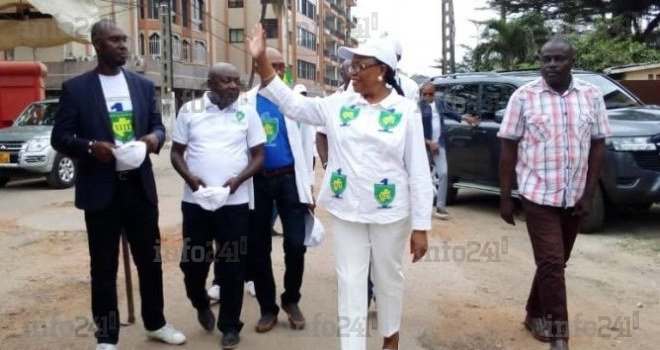 Présidentielle 2023&nbsp;: Paulette Missambo au plus près des populations du Grand Libreville