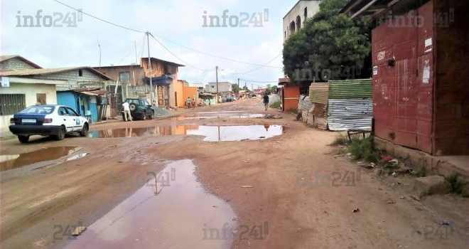 Port-Gentil&nbsp;: L’axe Mini Prix-Château dans un piteux état au grand dam des riverains&nbsp;!