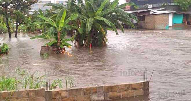 Inondation&nbsp;: Plusieurs quartiers de Libreville dans l’eau ce matin après une forte pluie