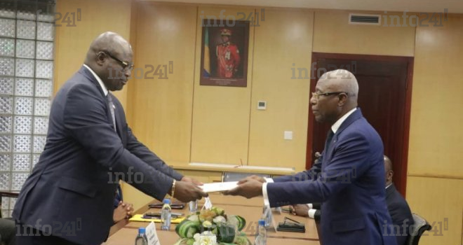 Gabon&nbsp;: 72h après son triomphe, Onanga Ndiaye s’installe à la tête de l’Assemblée nationale