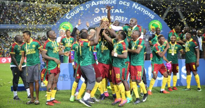 Le Cameroun s’empare du trophée final de la CAN Gabon 2017 à Libreville